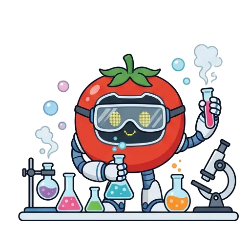 Illustration of a science experiment